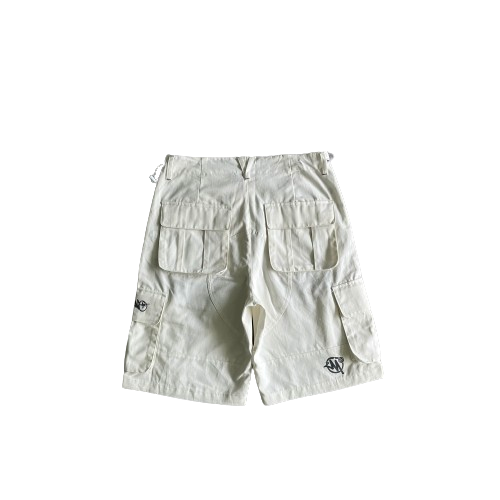 SHORT CARGO MINUS TWO - WHITE