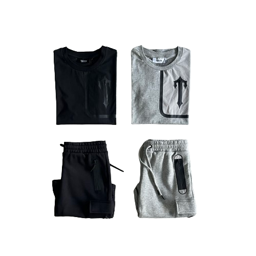 ENSEMBLE SHORT X T-SHIRT TRAPSTAR -irongate t tech zip t