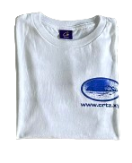 T-SHIRT  CORTEIZ - full back logo WHITE/BLUE