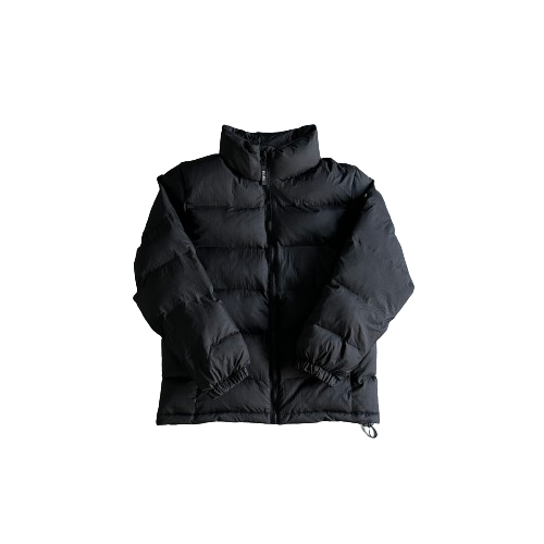 DOUDOUNE TRAPSTAR IRONGATE JACKET  It's a secret puffer jacket - BLACK / GREY