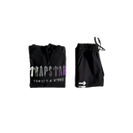 ENSEMBLE JOGGING TRAPSTAR Decdoded chenille 2.0 - Black/Purple