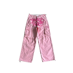 CARGO MINUS TWO   Detachable cargo pants-pink