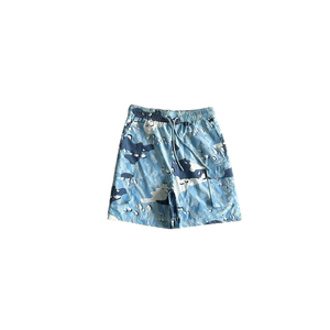 ENSEMBLE SHORT X HOODIE TRAPSTAR -camo windbreaker BLUE