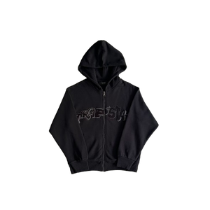 ENSEMBLE JOGGING TRAPSTAR -  Widcard Zip-black /black