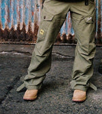 CARGO CORTEIZ -  Slant pocket military green Bottoms