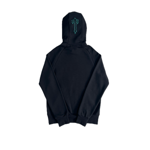 ENSEMBLE JOGGING À CAPUCHE CHENILLE DECODED 2.0 -  BLACK/GREEN TEAL