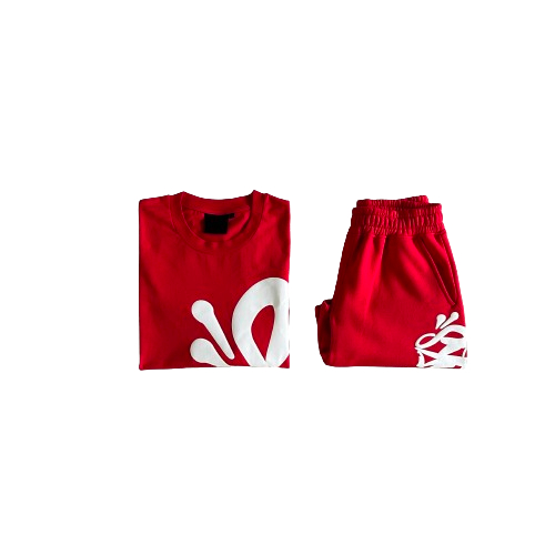 ENSEMBLE SHORT X T-SHIRT SYNA WORLD RED / WHITE