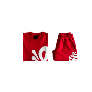 ENSEMBLE SHORT X T-SHIRT SYNA WORLD RED / WHITE