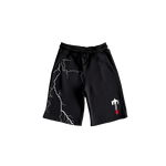 ENSEMBLE SHORT X T-SHIRT TRAPSTAR Lightening shorts set - BLACK/RED