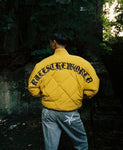 VESTE CORTEIZ BADDIES - olde english bomber jacket yellow