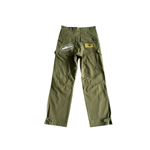 CARGO CORTEIZ -  Slant pocket military green Bottoms