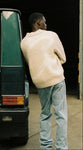 T-SHIRT CORTEIZ morehairfuzzy collar sweater-Cream