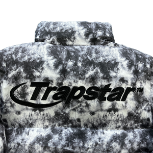 DOUDOUNE TRAPSTAR HYPERDRIVE PUFFER JACKET - TYE DYE BLACK GREY