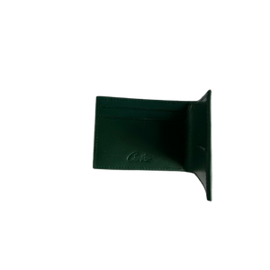 PORTE FEUILLES CORTEIZ leather card holder-green