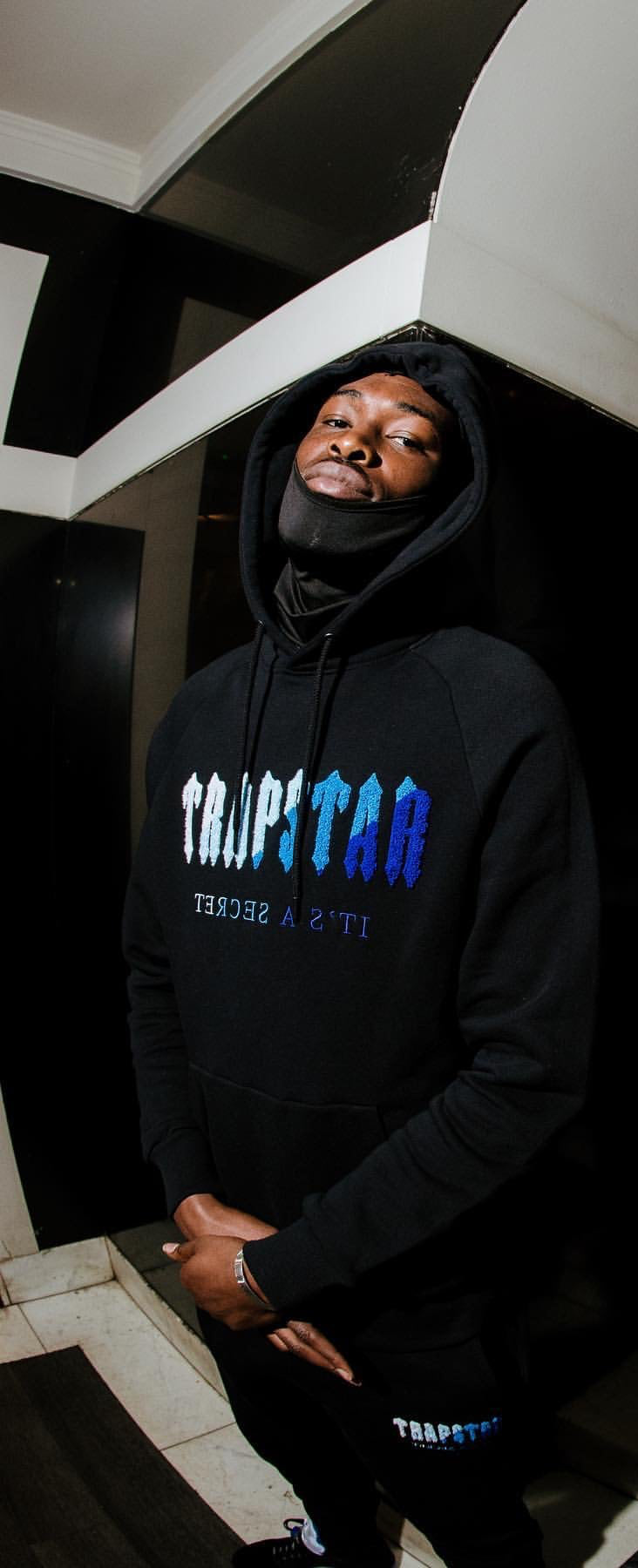 ENSEMBLE JOGGING TRAPSTAR - Ice Flavours 2.0 Edition  BLACK