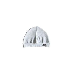 SYNA SKULL CAP - WHITE (BLACKLOGO)