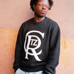 T-SHIRT CORTEIZ st knit sweater -Black