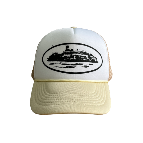 CASQUETTE CORTEIZ  - BEIGE AND WHITE