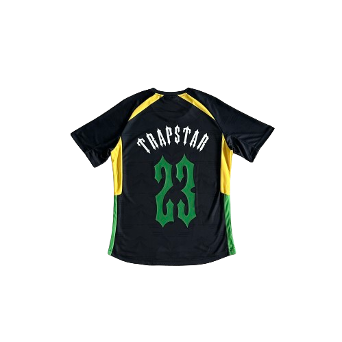 MAILLOTS TRAPSTAR Football WAGWAN JAMAICA -BLACK/YELLOW