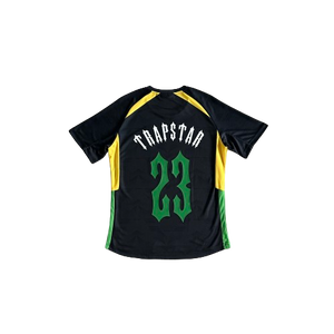 MAILLOTS TRAPSTAR Football WAGWAN JAMAICA -BLACK/YELLOW