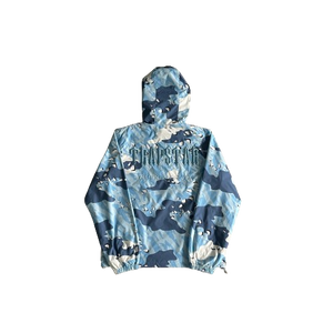 ENSEMBLE SHORT X HOODIE TRAPSTAR -camo windbreaker BLUE