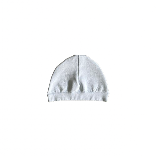 SYNA SKULL CAP - WHITE (BLACKLOGO)