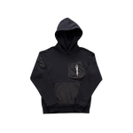 ENSEMBLE JOGGING À CAPUCHE TRAPSTAR HYPERDRIVE  POCKET - BLACK/WHITE