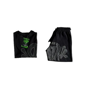 ENSEMBLE SHORT X T-SHIRT SYNA WORLD - BLACK