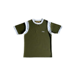 T-SHIRT CORTEIZ  numbers sleeve mesh tee -GREEN