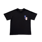 ENSEMBLE SHORT X TSHIRT TRAPSTAR WILDCARDG - BLACK /RAINBOW