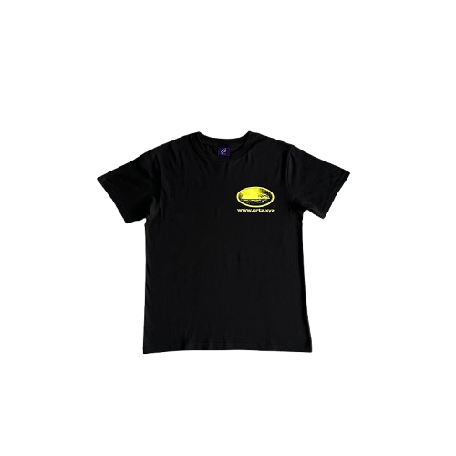 T-SHIRT CORTEIZ - full back logo YELLOW