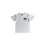 T-SHIRT  CORTEIZ - full back logo WHITE/BLUE