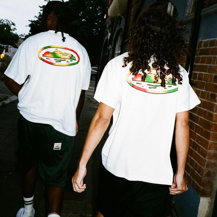 T-SHIRT CORTEIZ rainbow island - White