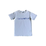 T-SHIRT TRAPSTAR script fade tee- WHITE/Blue