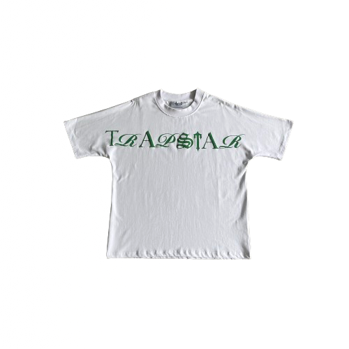 T-SHIRT TRAPSTAR - Caript WHITE / GREEN