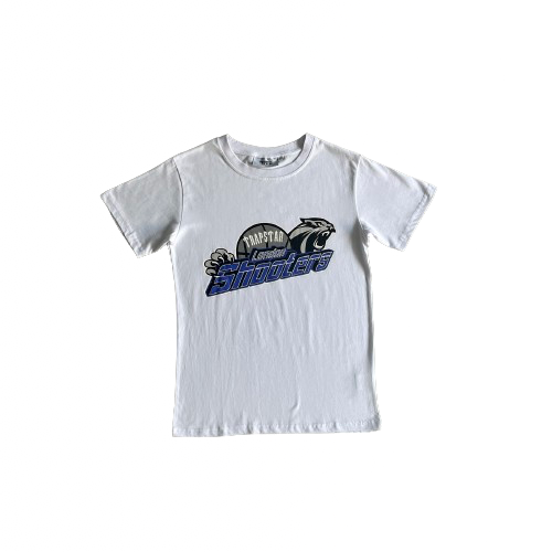 T-SHIRT TRAPSTAR  shooter tee TRAPSTAR SHOOTER LONDON - WHITE / GREY /BLUE