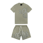 ENSEMBLE SHORT X T-SHIRT SYNA WORLD - OLIVE