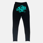 ENSEMBLE JOGGING SYNA WORLD - SY TRACKSUIT - BLACK/BABY BLUE