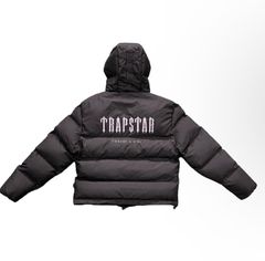 DOUDOUNE TRAPSTAR IRONGATE JACKET - DETACHABLE HOODED JACKET 2.0 BLACK