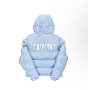 DOUDOUNE TRAPSTAR IRONGATE JACKET - DECODED HOODIE 2.0 ICE BLUE