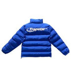 DOUDOUNE TRAPSTAR HYPERDRIVE JACKET - BLUE DOWN LOGO WHITE