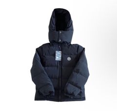 DOUDOUNE TRAPSTAR IRONGATE JACKET - Black Irongate Jacket Detachable Hood