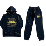 ENSEMBLE JOGGING CORTEIZ ALCATRAZ - BLACK / YELLOW