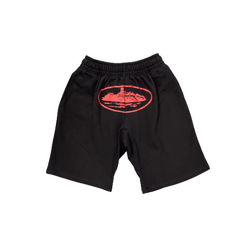 SHORT CORTEIZ ALCATRAZ - BLACK / RED