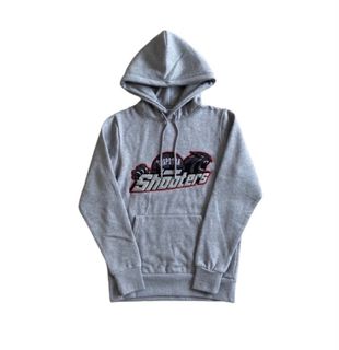 ENSEMBLE JOGGING TRAPSTAR - Trapstar Shooters Hoodie GREY / OUTLINE red