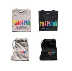 ENSEMBLE SHORT X T-SHIRT TRAPSTAR - Chenille Decoded chort set-candy flavors