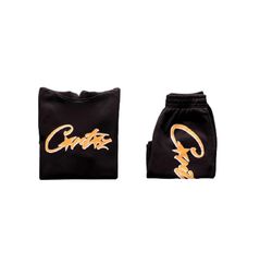 ENSEMBLE SHORT X HOODIE CORTEIZ - Black and orange alphabet