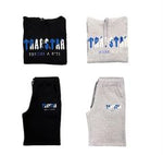 ENSEMBLE SHORT X HOODIE TRAPSTAR - Chenille Decoded Hoodie Tracksuit-Dazzing Blue
