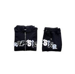 ENSEMBLE JOGGING TRAPSTAR - Widcard Zip-black/blue