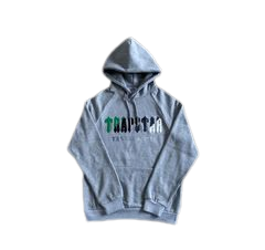 ENSEMBLE JOGGING TRAPSTAR - TRAPSTAR CHENILLE DECODED HOODIE (MOOD GREEN)